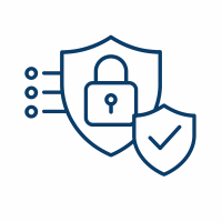 Cybersecurity and compliance services illustration